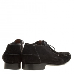 J.M.Weston Black Suede Lace Up Derby Size 42.5
