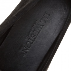 J.M.Weston Black Suede Penny Loafers Size 42.5