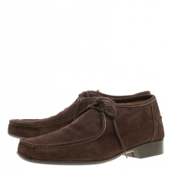 J.M.Weston Brown Suede Lace Up Derby Size 42.5