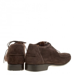 J.M.Weston Brown Suede Lace Up Derby Size 42.5