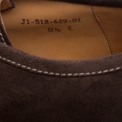 J.M.Weston Brown Suede Lace Up Derby Size 42.5