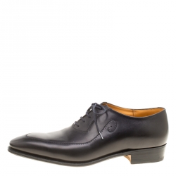 J.M.Weston Black Leather Oxfords Size 42