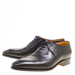 J.M.Weston Black Leather Oxfords Size 42