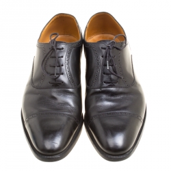 J.M.Weston Black Leather Oxfords Size 43