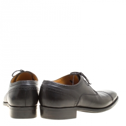 J.M.Weston Black Leather Oxfords Size 43