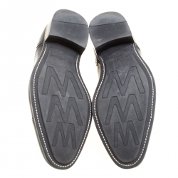 J.M.Weston Black Leather Oxfords Size 43