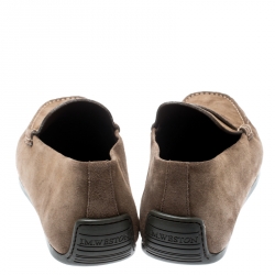 J.M.Weston Light Brown Suede Penny Loafers Size 42.5
