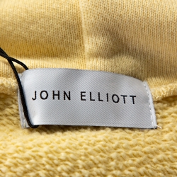 John Elliott Light Yellow Vintage Cotton Fleece Hoodie L