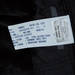 John Varvatos Super 130s Grey Checked Wool Tailored Blazer 3XL