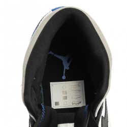 Pre Owned Air Jordan 1 Mid Nike Tri Color Leather and Suede Union LA Flip High Top Sneakers Size 42.5