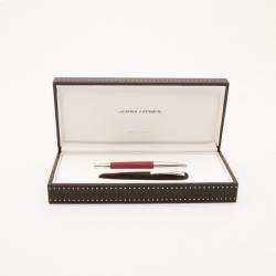 Jorg Hysek Red and Silver Roller ball Pen