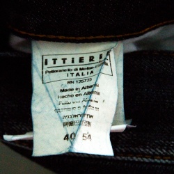 Pre Owned Just Cavalli Indigo Dark Wash Faded Effect Distressed Denim Jeans XXL