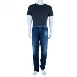 Pre Owned Just Cavalli Blue Relaxed Fit Men's Jeans XXL