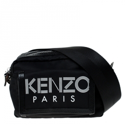 Kenzo Black Nylon Sport Shoulder Bag