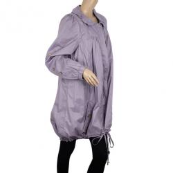 Kenzo Lilac Parka Style Trench Coat L