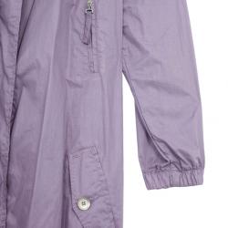 Kenzo Lilac Parka Style Trench Coat L