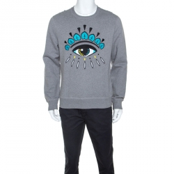 Kenzo eye sweatshirt store grey