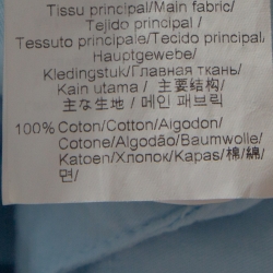 مملوكة مسبقًا Kenzo Light Blue Cotton Collection Fit Trousers S