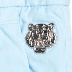 مملوكة مسبقًا Kenzo Light Blue Cotton Collection Fit Trousers S