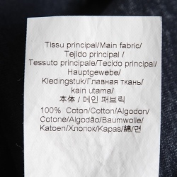 مملوكة مسبقًا Kenzo Navy Blue Painted Print Cotton Crewneck T-Shirt L