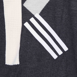 Kenzo Grey K Color Block Wool Knit Crew Neck Sweater L