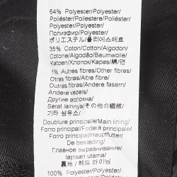 Pre Owned Kenzo Black Gabardine Hooded Jacket XL