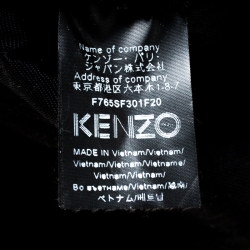 Kenzo Dark Green Canvas Mini Tiger Backpack