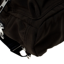 Kenzo Dark Green Canvas Mini Tiger Backpack