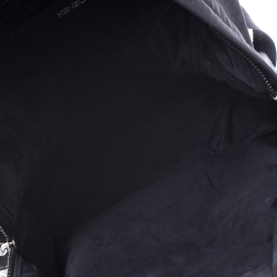 Pre Owned Kenzo Black Nylon Signature Logo Bakcpack