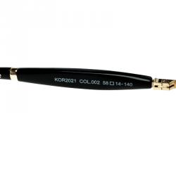 Korloff Gold/Black Gradient KOR2021 AViator Sunglasses