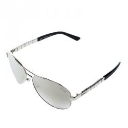 Korloff Silver Mirror KOR2016 Aviator Sunglasses