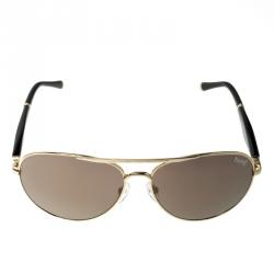 Korloff Gold/Gold KOR2021 AViator Sunglasses