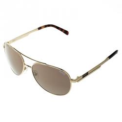 Korloff Gold/Gold KOR2022 Aviator Sunglasses