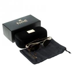 Korloff Gold/Gold KOR2022 Aviator Sunglasses