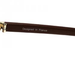 Pre Owned نظارة شمسية أفياتورز كورلوف KOR2036 بنية/ذهبية