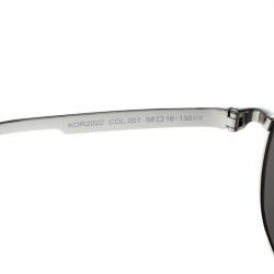 Korloff Silver Mirror KOR2026 Aviator Sunglasses