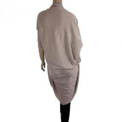 Pre Owned Lanvin Cashmere Draped Cardigan S