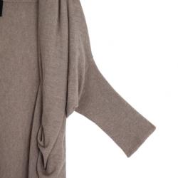 Pre Owned Lanvin Cashmere Draped Cardigan S