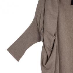 Pre Owned Lanvin Cashmere Draped Cardigan S