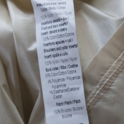 Lanvin Multicolor Cotton and Nylon Colorblock Zip Front T Shirt L 
