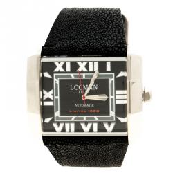 Locman Black Stainless Steel Limited Edition Otto N.00613 Men's Wristwatch 51MM