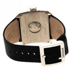 Locman Black Stainless Steel Limited Edition Otto N.00613 Men's Wristwatch 51MM