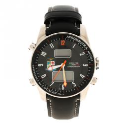 Locman Black Titanium Aeronautica Limited Edition Men's Wristwatch 44MM