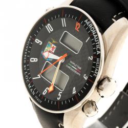 Locman Black Titanium Aeronautica Limited Edition Men's Wristwatch 44MM