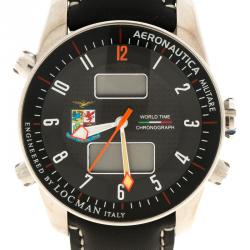 Locman Black Titanium Aeronautica Limited Edition Men's Wristwatch 44MM