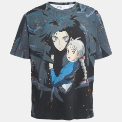 Loewe X  Howl's Moving Castle Multicolor Cotton "Howl and Sophie" T-Shirt M