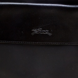 Longchamp Black Nylon Messenger Bag