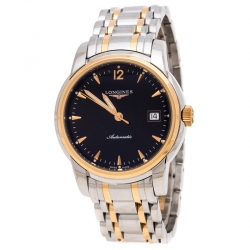 Longines Black 18K Rose Gold Stainless Steel L2.763.5.52.7 The Saint-Imier Men's Wristwatch 38 mm