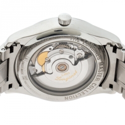 Pre Owned Longines Silver Stainless Steel The Master Collection L2.755.4.78.6 Men's Wristwatch 38.50 mm