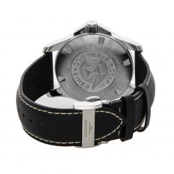 Pre Owned Longines Black Stainless Steel Conquest L3.760.4.56.3 Men's Wristwatch 43 MM